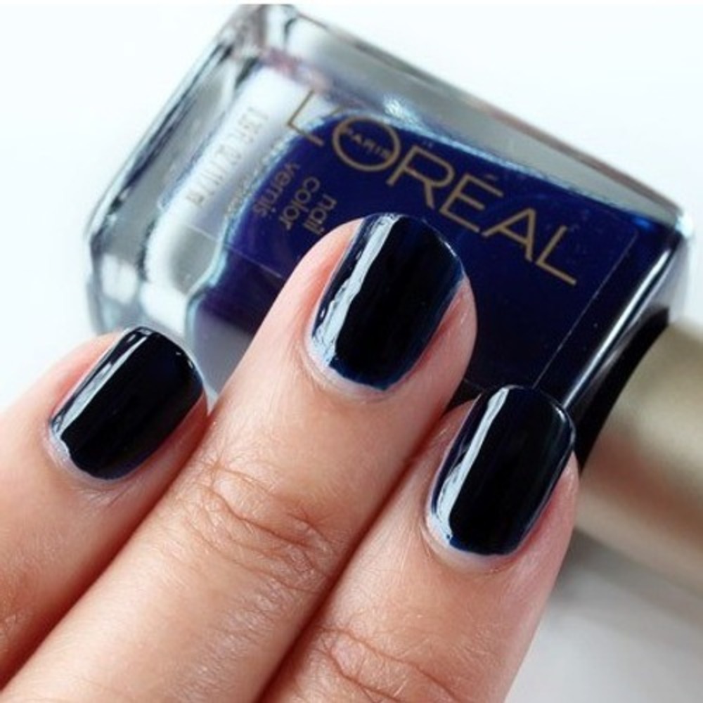 LOreal Paris Nail Color Vernis 550 After Hours Deep Navy Blue 0.39 fl oz